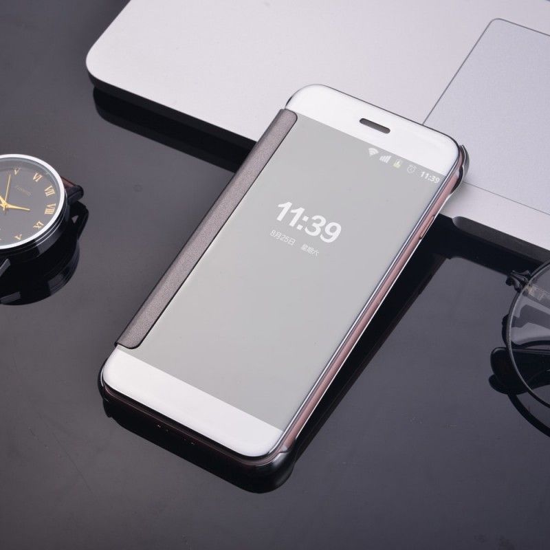 Flip Kotelot iPhone 7 Plus / 8 Plus Kulta Hopea Peili