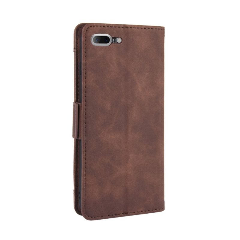 Kotelot iPhone 7 Plus / 8 Plus Punainen Musta Ensiluokkainen Monikortti