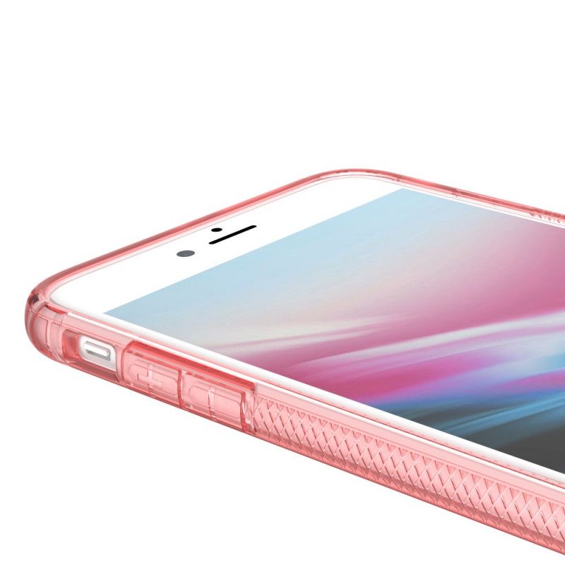 Kuori iPhone 7 Plus / 8 Plus Läpinäkyvä Musta Läpinäkyvät Suojatyynyt