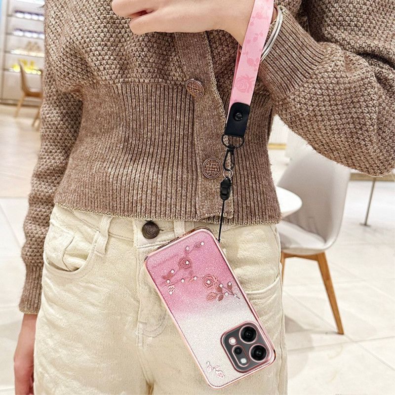 Kuori Oppo Reno 14 Pro 5g Strassit Kukat Suojakuori