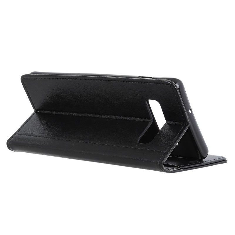 Flip Case Samsung Galaxy S10e Ruskea Vihreä Antiikki Nahka