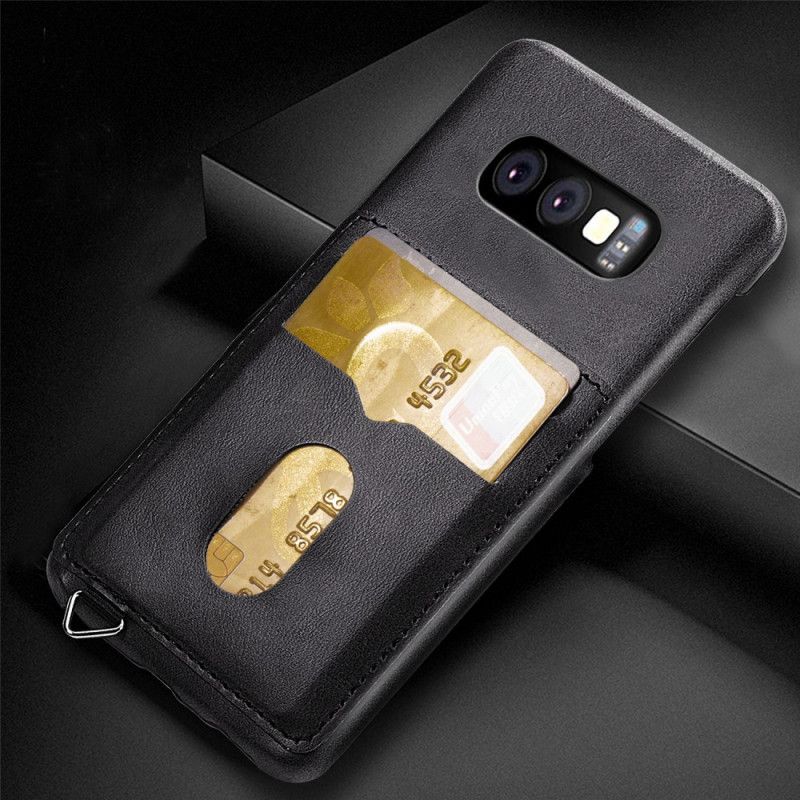 Kuori Samsung Galaxy S10e Harmaa 2 Premium-Kortin Haltijaa