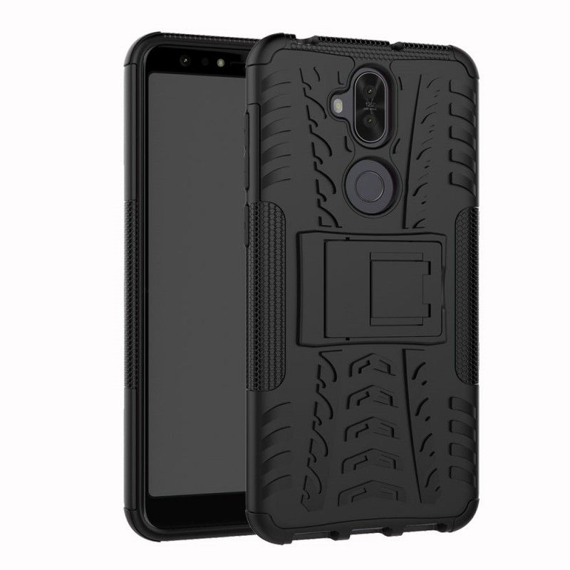 Kuori Asus ZenFone 5 Lite Valkoinen Musta Erittäin Kestävä
