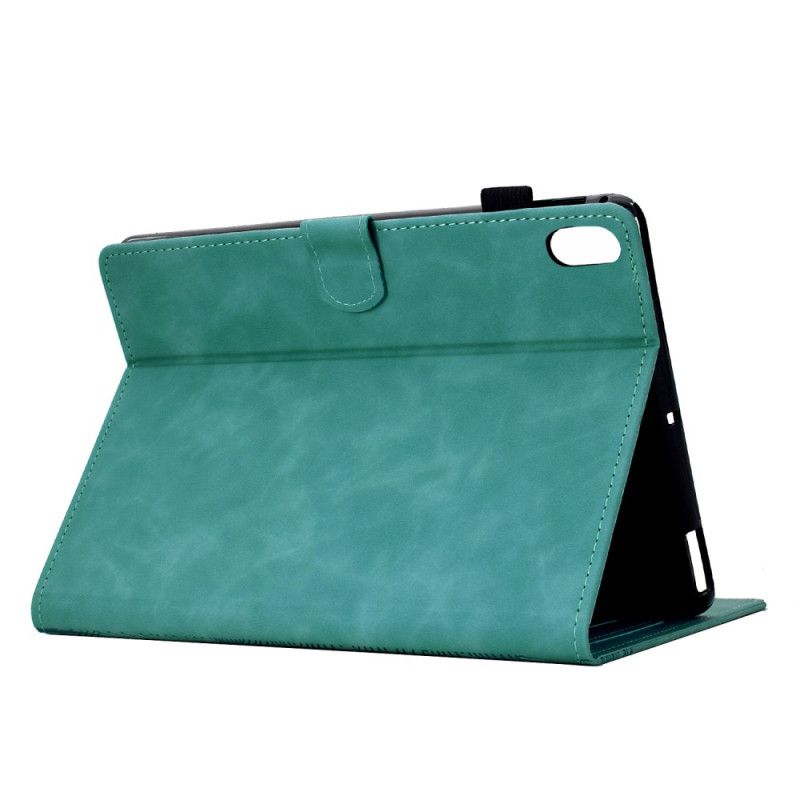 Kotelot Samsung Galaxy Tab S11 Mokkanahkaefekti Kissakuvio