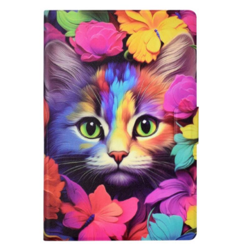 Kotelot Samsung Galaxy Tab S11 Värikäs Kissa Suojakuori