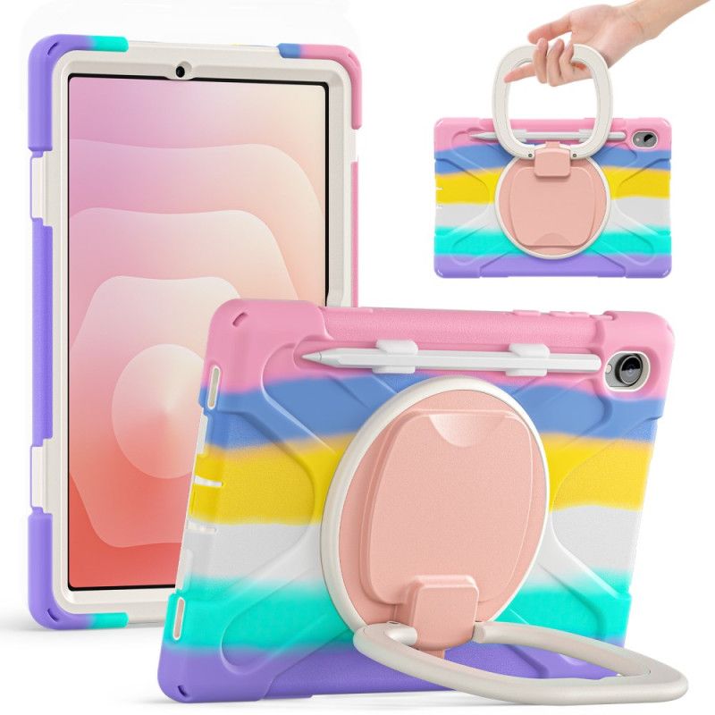 Kuori Samsung Galaxy Tab S11 Kolminkertainen Suojaus Sormuspidikkeellä