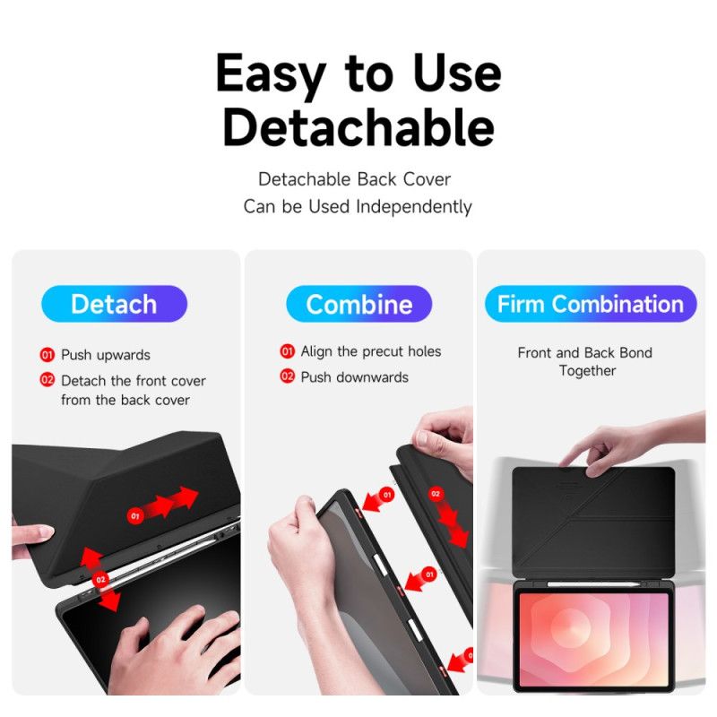 Samsung Galaxy Tab S11 Origami-teline Kynäpidikkeellä