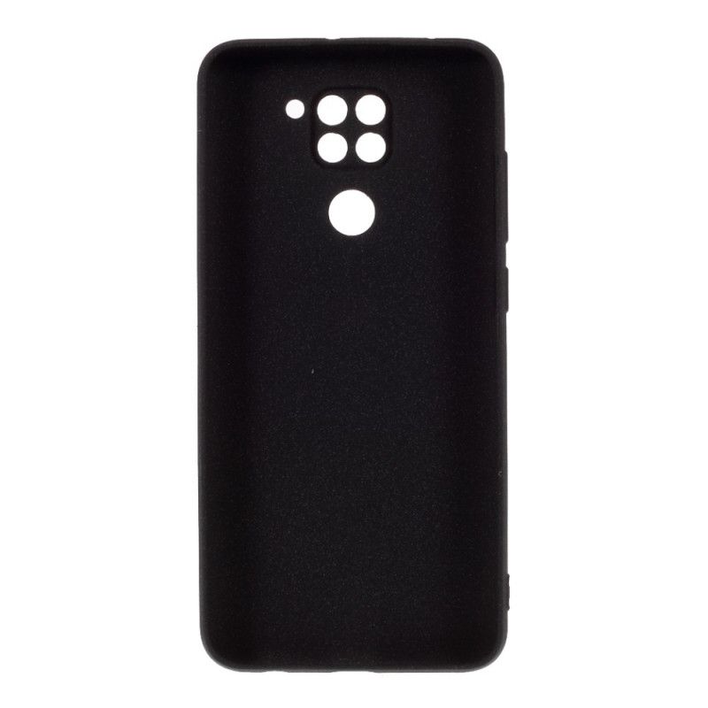 Kuori Xiaomi Redmi Note 9 Harmaa Musta Matta Kimallus Suojakuori