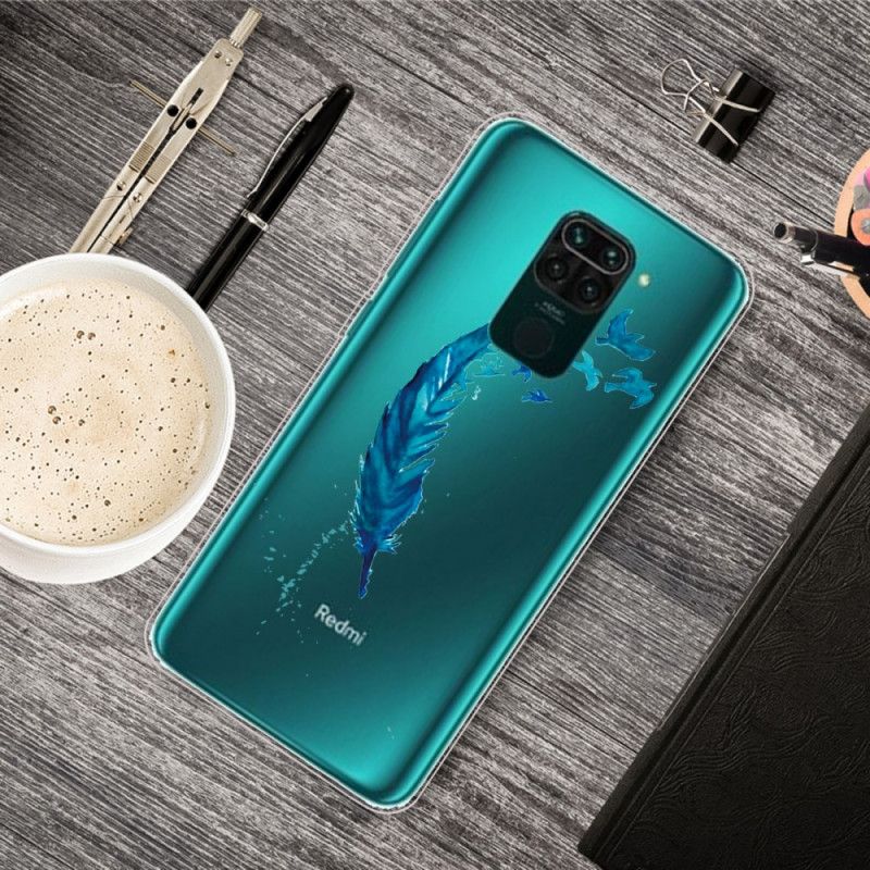 Kuori Xiaomi Redmi Note 9 Kaunis Sininen Sulka Suojakuori