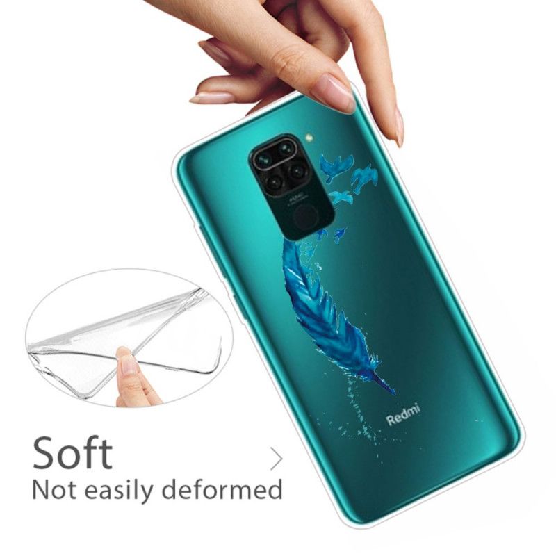 Kuori Xiaomi Redmi Note 9 Kaunis Sininen Sulka Suojakuori