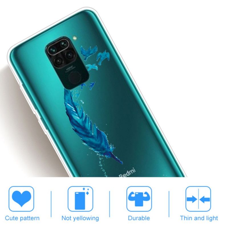Kuori Xiaomi Redmi Note 9 Kaunis Sininen Sulka Suojakuori