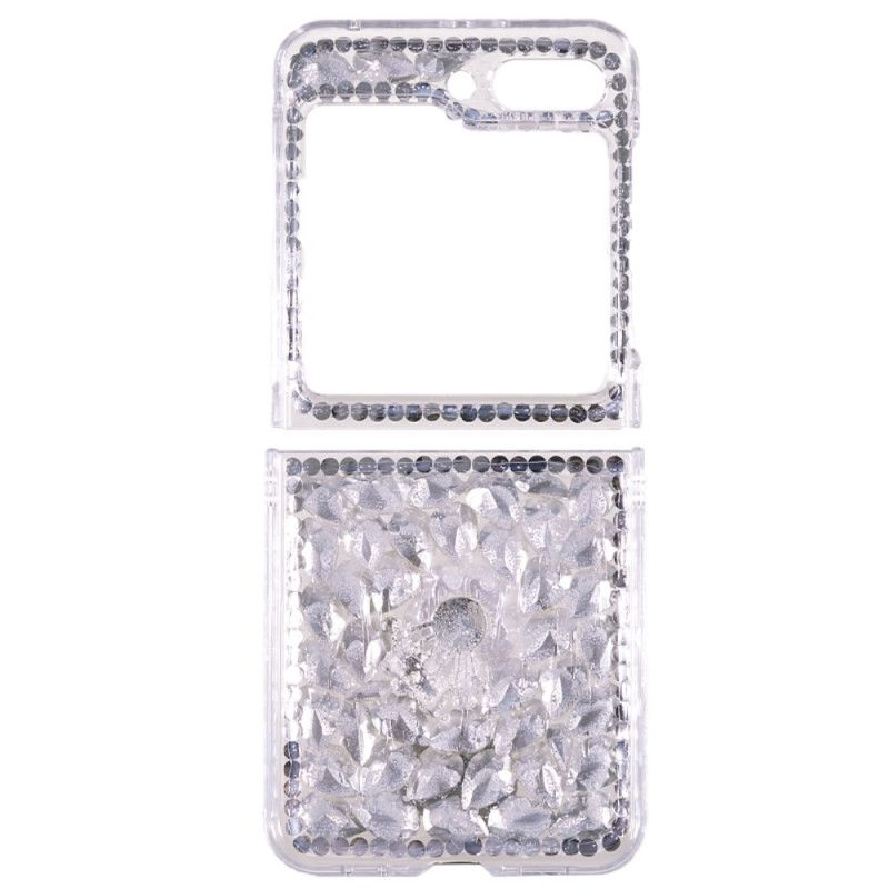Case Samsung Galaxy Z Flip 5 Puhelinkuoret Valkoisen Ruusun Korut