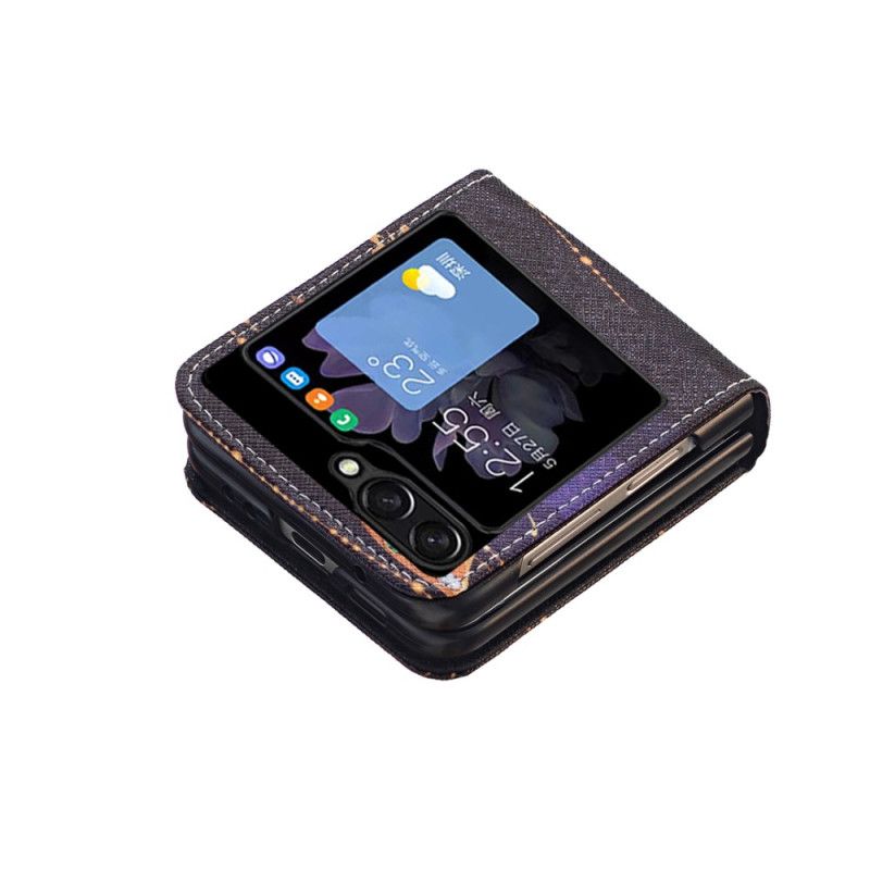 Kuori Samsung Galaxy Z Flip 5 Kultaiset Perhoset