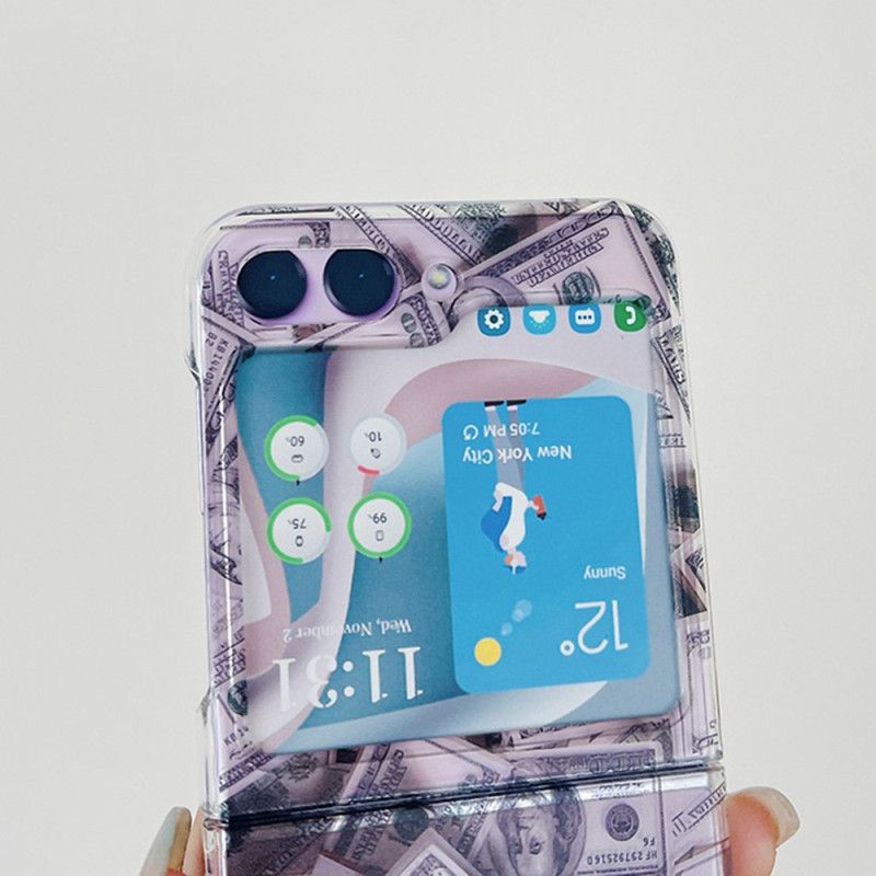 Kuori Samsung Galaxy Z Flip 5 Läpinäkyvä Raharaha