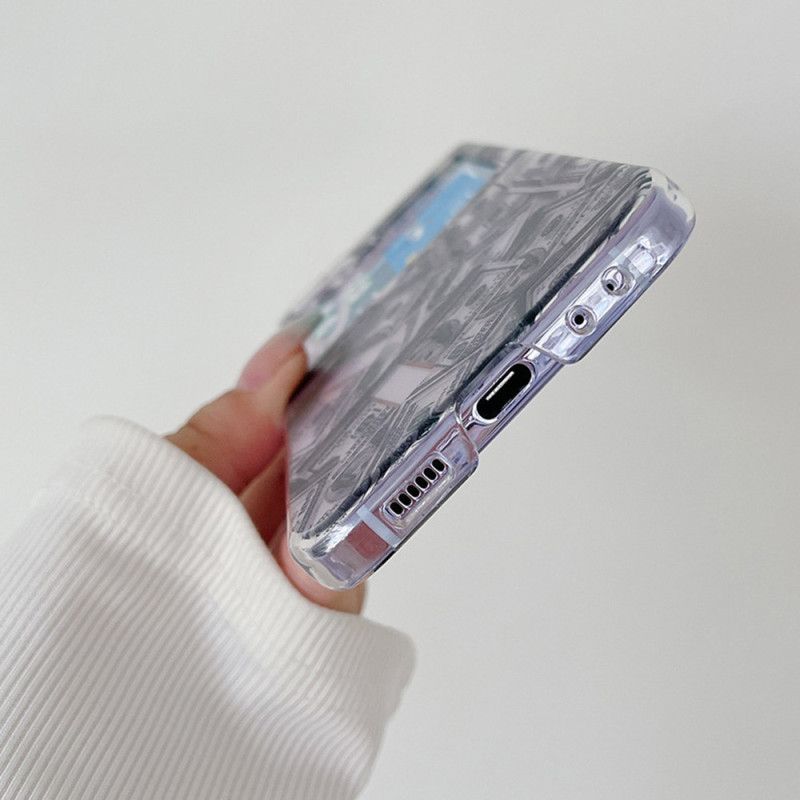 Kuori Samsung Galaxy Z Flip 5 Läpinäkyvä Raharaha