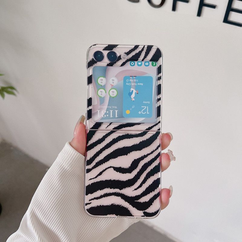 Kuori Samsung Galaxy Z Flip 5 Läpinäkyvät Huomaamattomat Jalanjäljet
