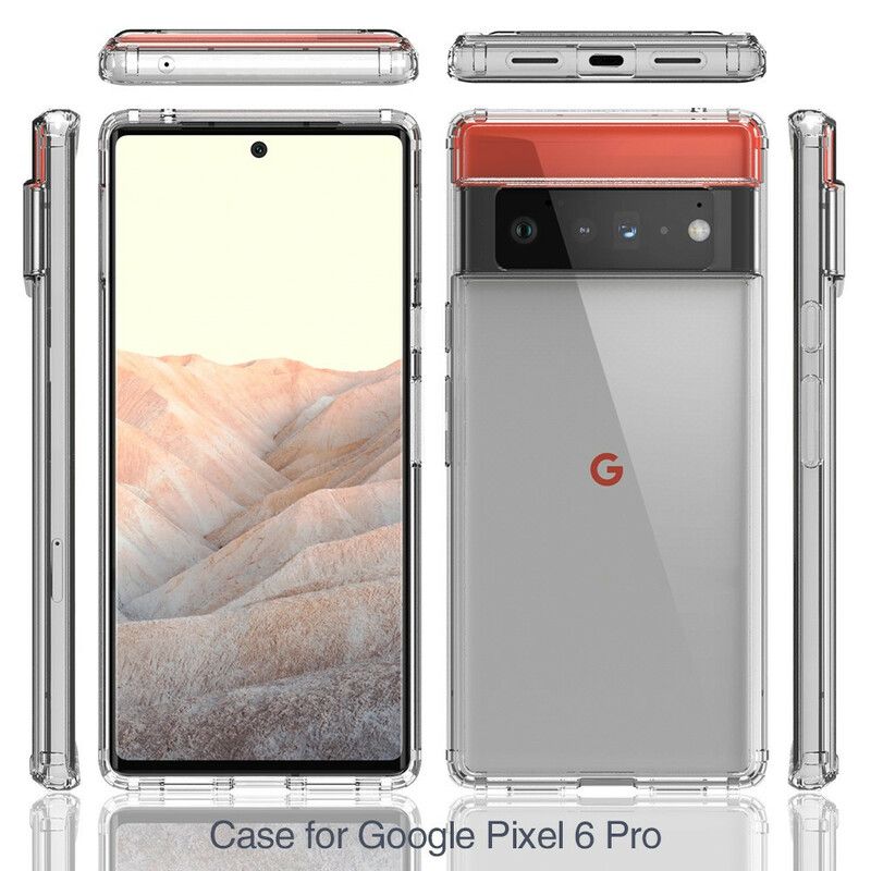 Kuori Google Pixel 6 Pro Läpinäkyvä Korttiteline