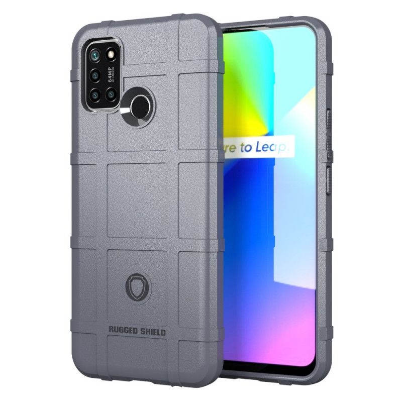 Kuori Realme 7i Harmaa Musta Kestävä Kilpi
