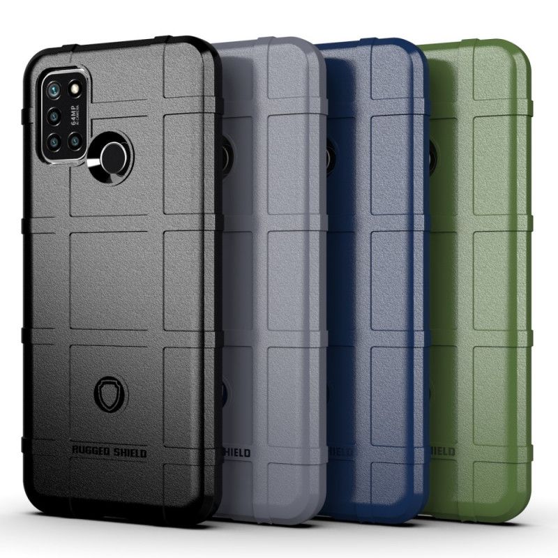 Kuori Realme 7i Harmaa Musta Kestävä Kilpi