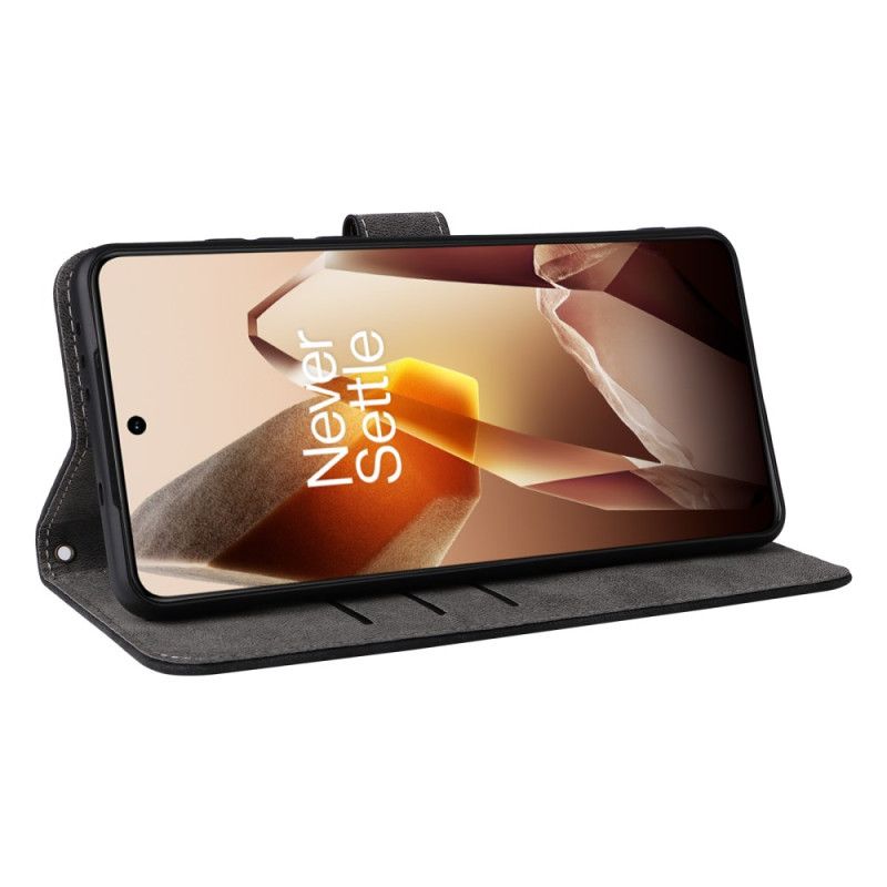 Kotelot Oneplus 13 Mokkanahkaefekti Rfid-suojauksella