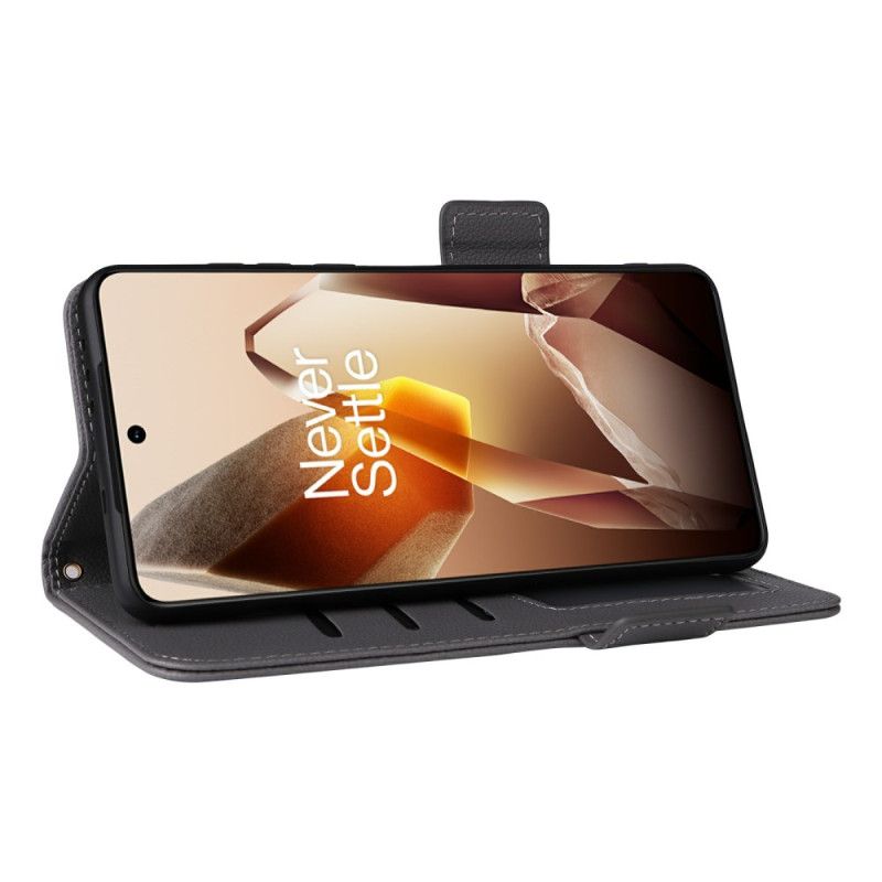 Kuoret Oneplus 13 Teksturoitu Tekonahka Hihnalla