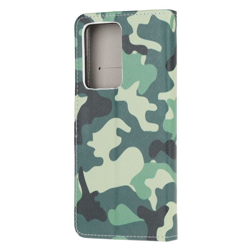 Flip Case Samsung Galaxy Note 20 Ultra Sotilaallinen Naamiointi
