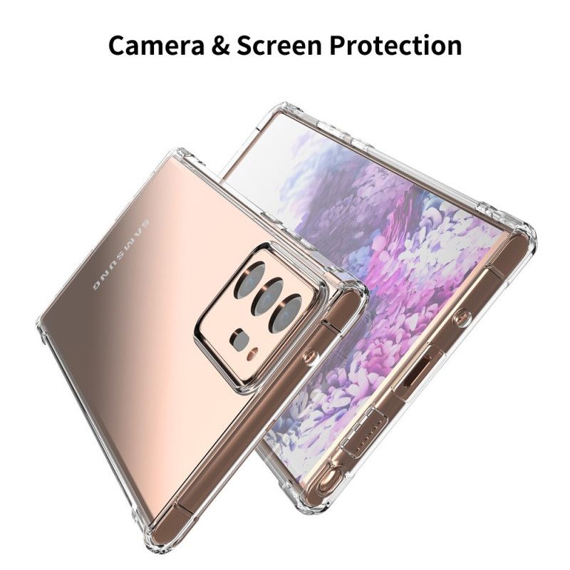 Kuori Samsung Galaxy Note 20 Ultra Puhelinkuoret Läpinäkyvät Leeu-Tyynyt