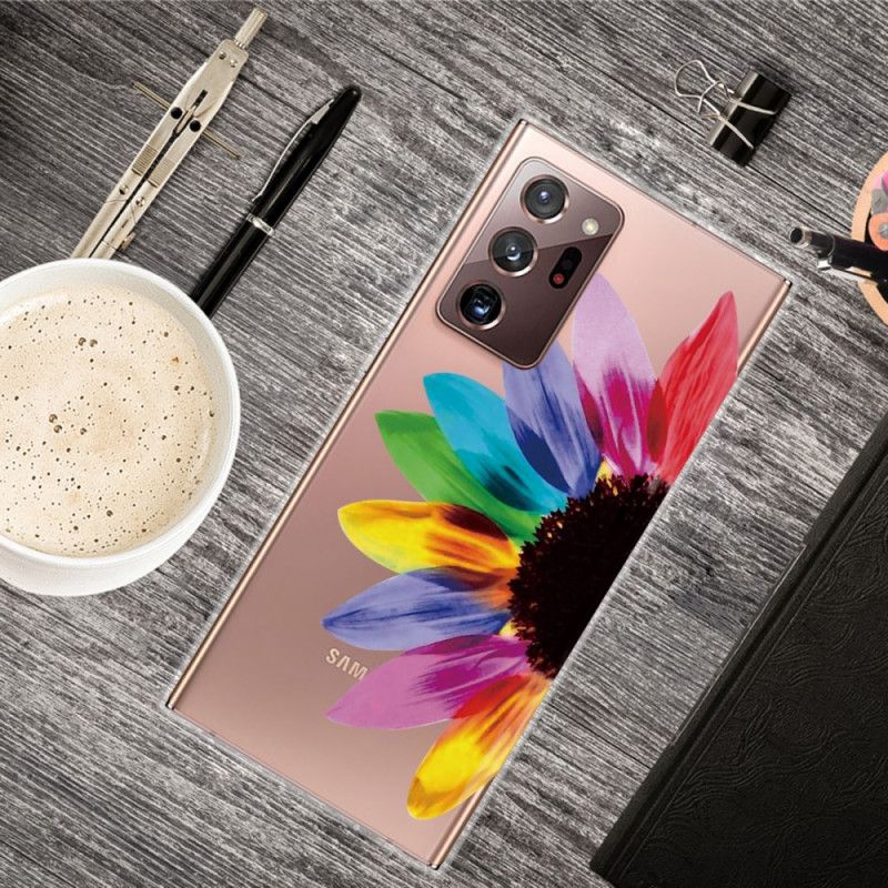Kuori Samsung Galaxy Note 20 Ultra Värillinen Kukka Suojakuori