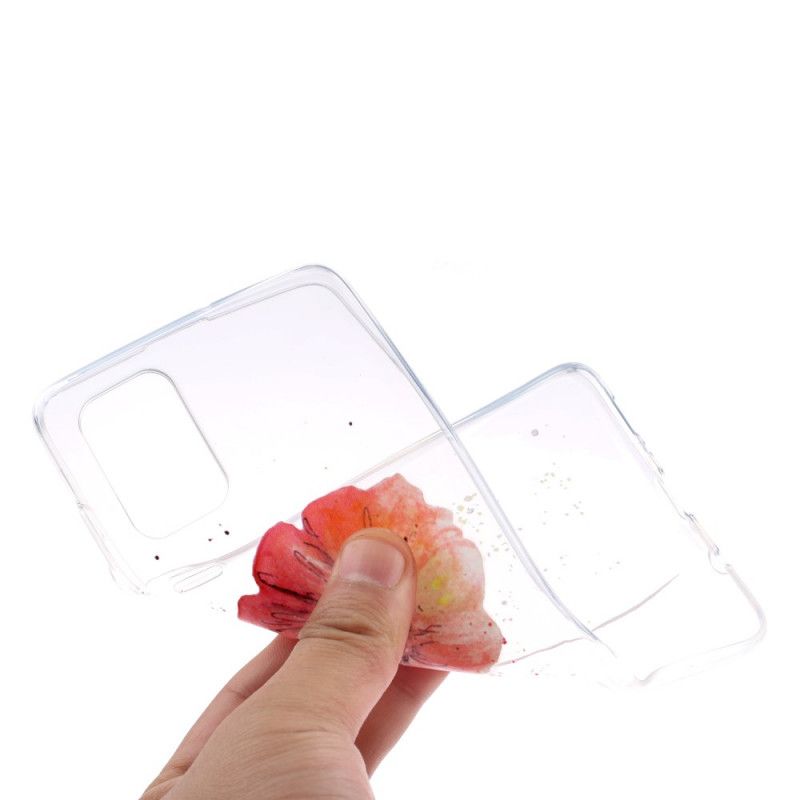 Case Kuoret Huawei P40 Puhelinkuoret Läpinäkyvä Aquarell-Unikko
