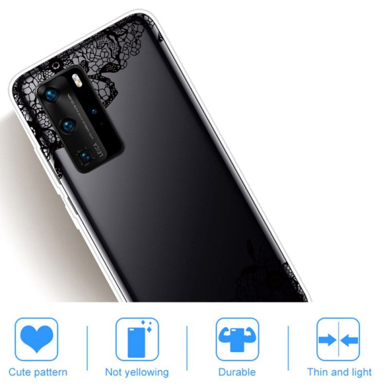 Kuori Huawei P40 Hieno Pitsi Suojakuori