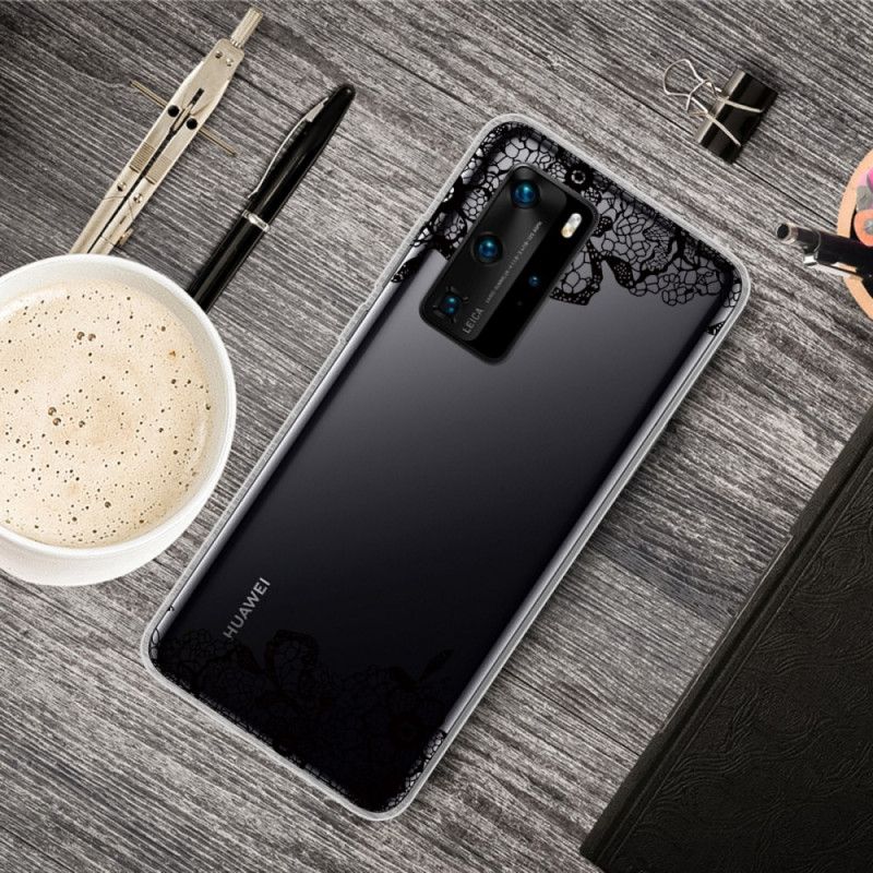Kuori Huawei P40 Hieno Pitsi Suojakuori