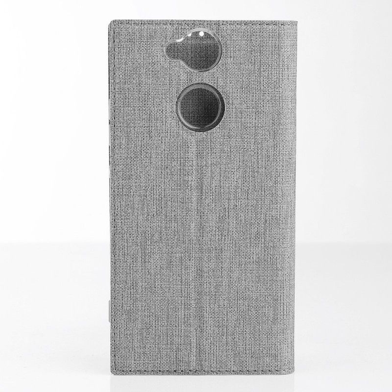 Flip Kotelot Sony Xperia XA2 Harmaa Musta Kuvioitu