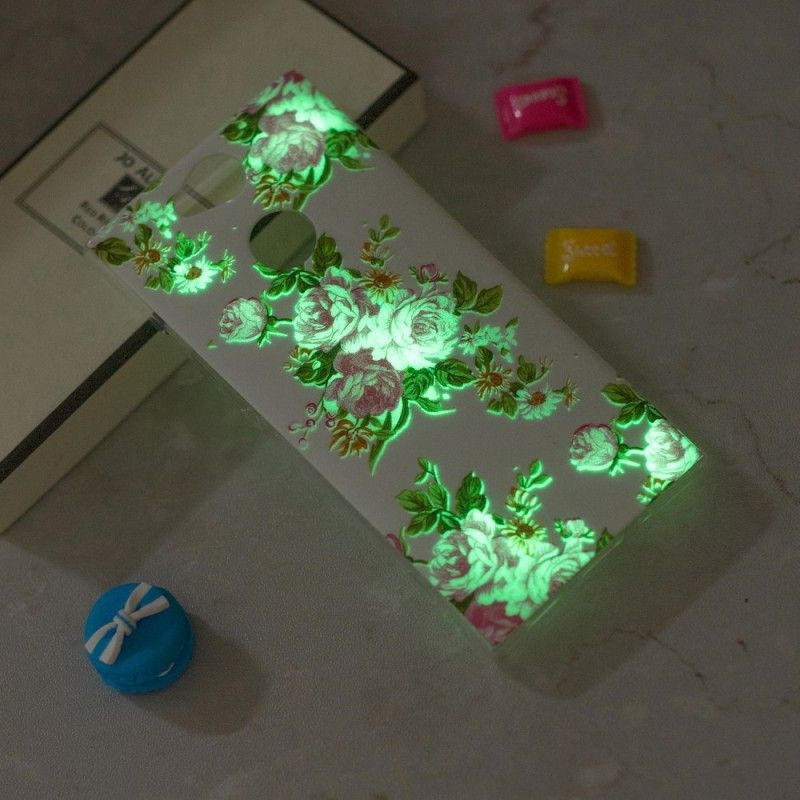 Kuori Sony Xperia XA2 Fluoresoivat Vapauden Kukat