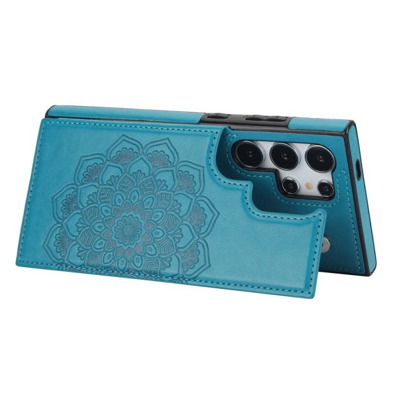 Case Samsung Galaxy S24 Ultra 5g Puhelinkuoret Mandala-kukkakuvio Ja Tuki