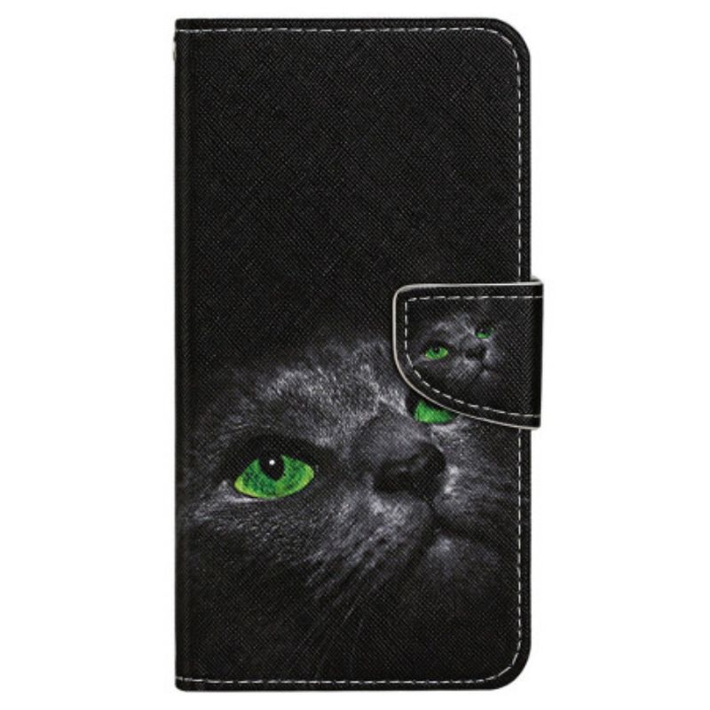Kotelot Samsung Galaxy S24 Ultra 5g Hihnalliset Kissansilmät Suojakuori