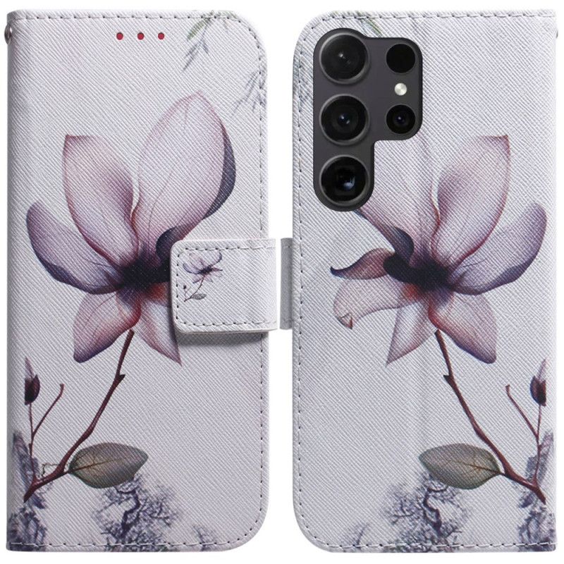 Kotelot Samsung Galaxy S24 Ultra 5g Vaaleanpunainen Kukka Suojakuori