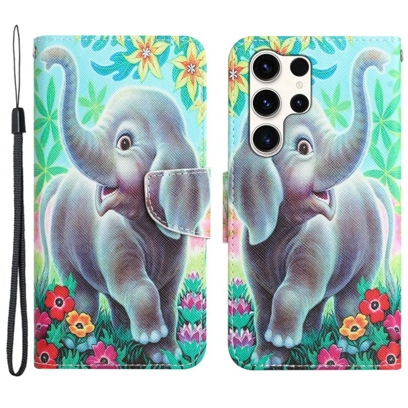 Kuoret Samsung Galaxy S24 Ultra 5g Elefantti Hihnalla