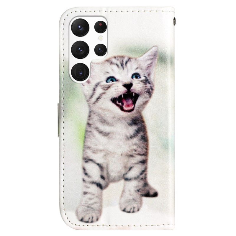 Nahkakotelo Samsung Galaxy S24 Ultra 5g Thong Cat