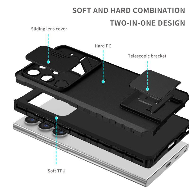 Puhelinkuoret Samsung Galaxy S24 Ultra 5g Tuki- Ja Suojalinssit