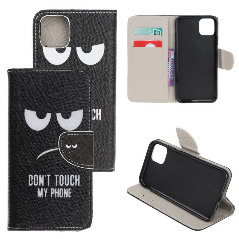 Flip Case iPhone 12 Pro Max Älä Kosketa Puhelinta