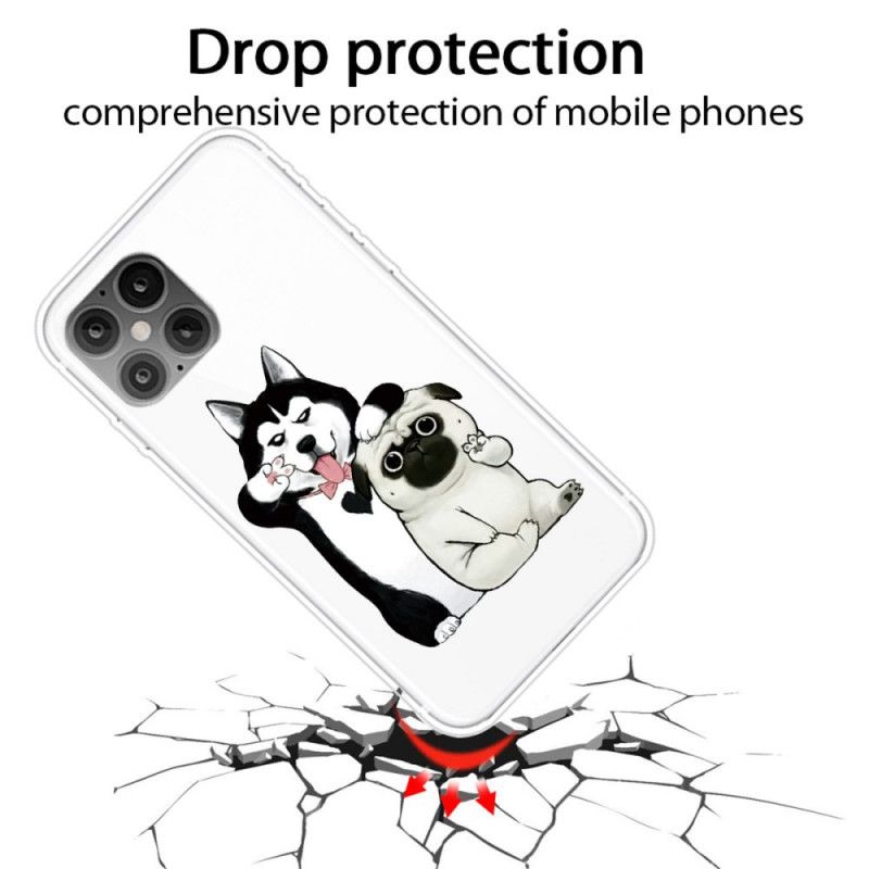 Kuori iPhone 12 Pro Max Hauskoja Koiria