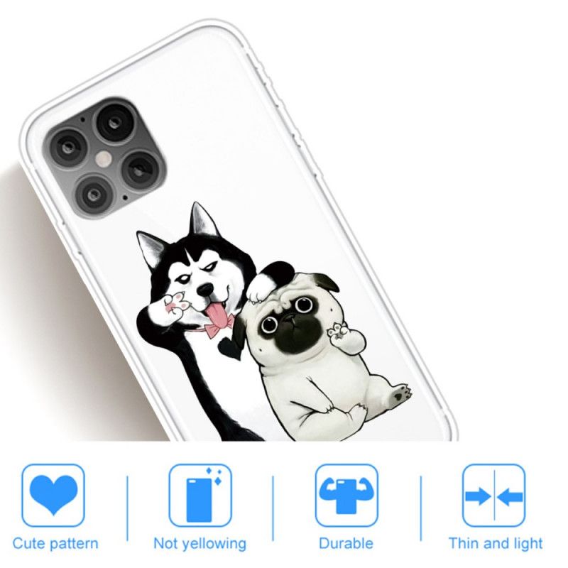 Kuori iPhone 12 Pro Max Hauskoja Koiria