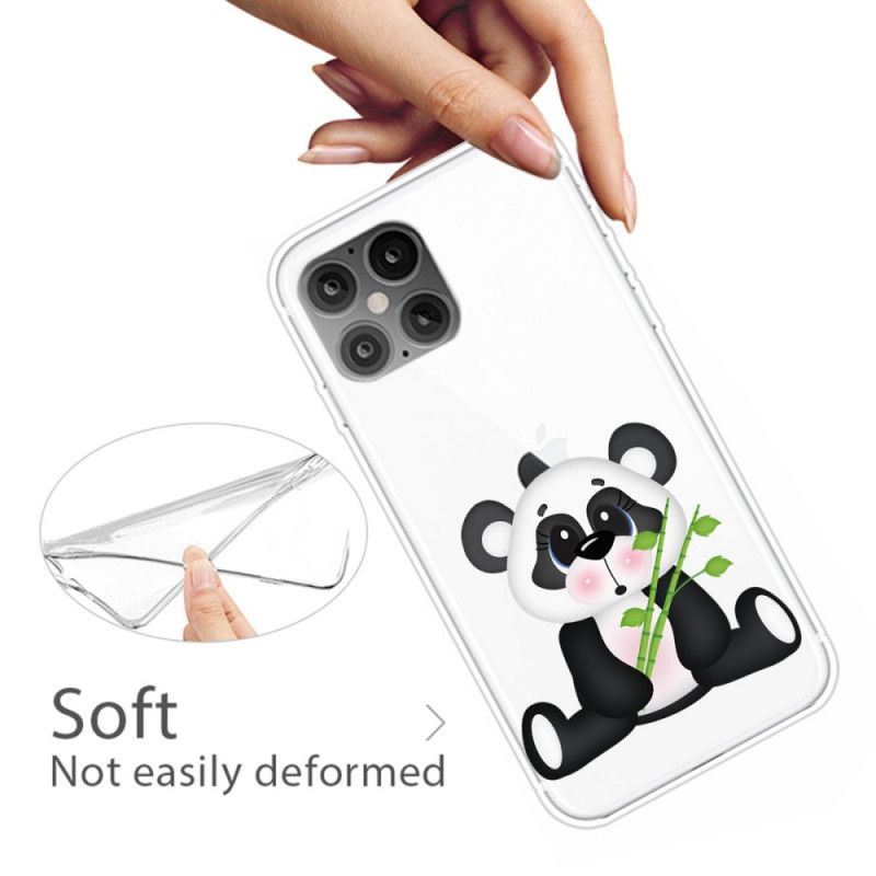 Kuori iPhone 12 Pro Max Läpinäkyvä Surullinen Panda Suojakuori