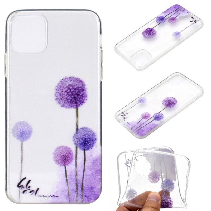 Kuori iPhone 12 Pro Max Puhelinkuoret Läpinäkyvät Värilliset Voikukat