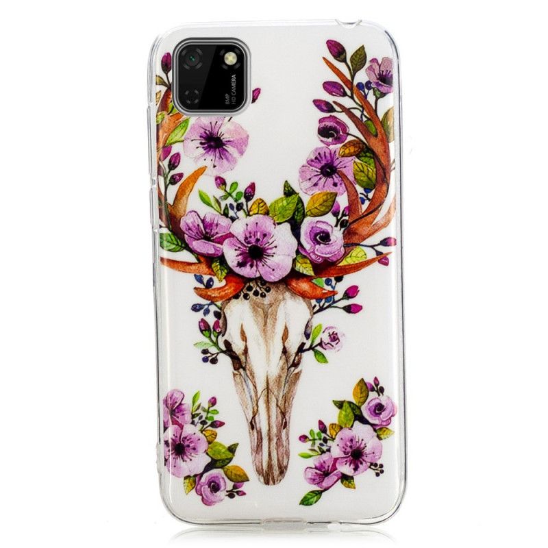 Kuori Huawei Y5p Fluoresoiva Kukallinen Hirvi