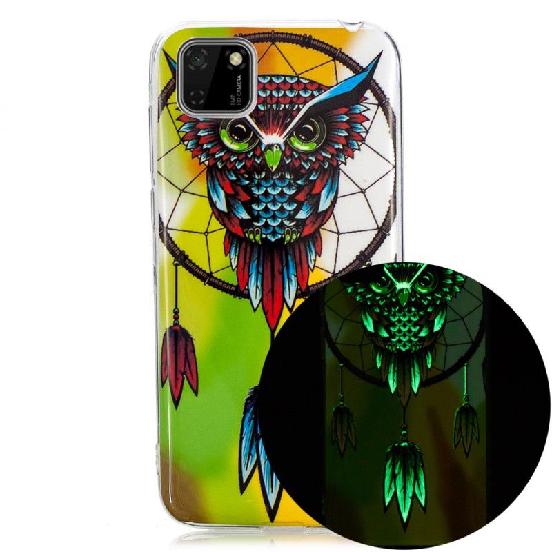 Kuori Huawei Y5p Fluoresoiva Pöllö Unen Sieppari