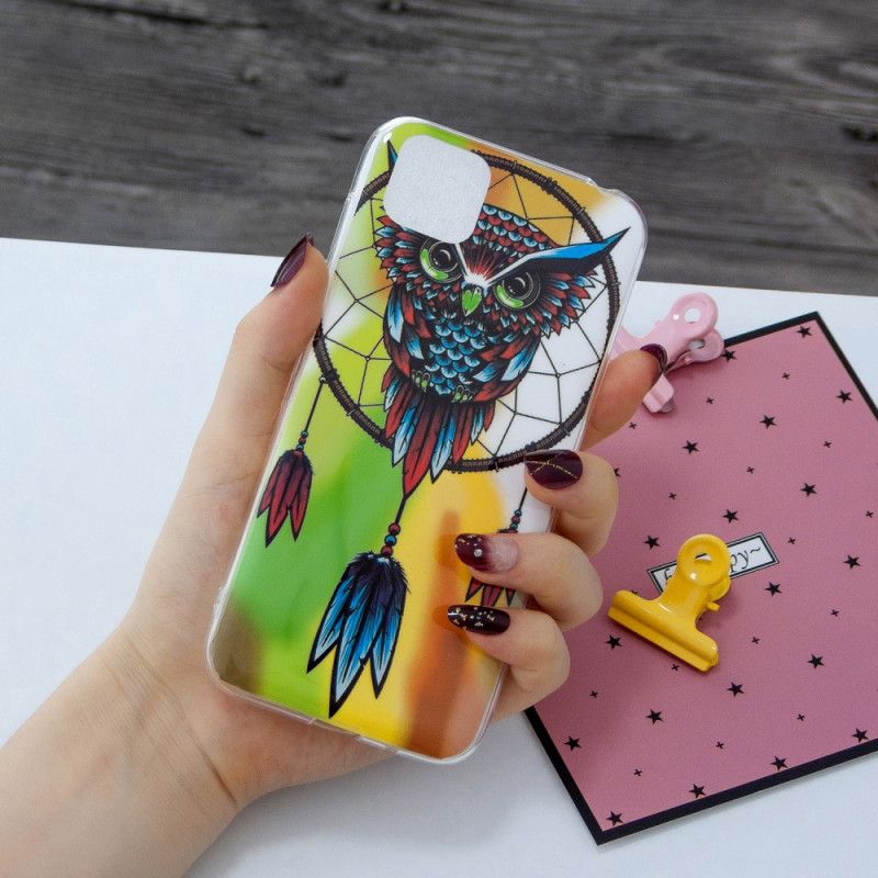 Kuori Huawei Y5p Fluoresoiva Pöllö Unen Sieppari