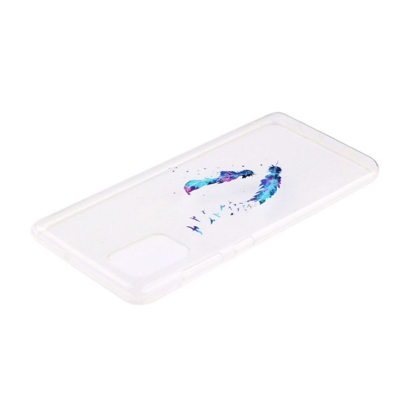Kuori Huawei Y5p Läpinäkyvät Höyhenet