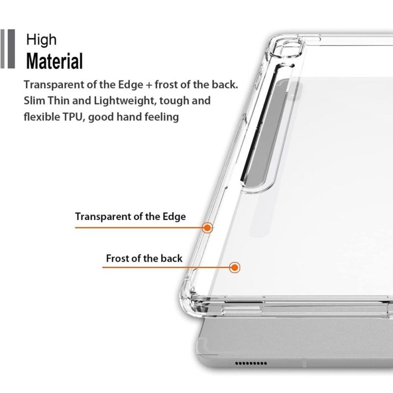 Case Samsung Galaxy Tab S9 Fe Puhelinkuoret Läpinäkyvä