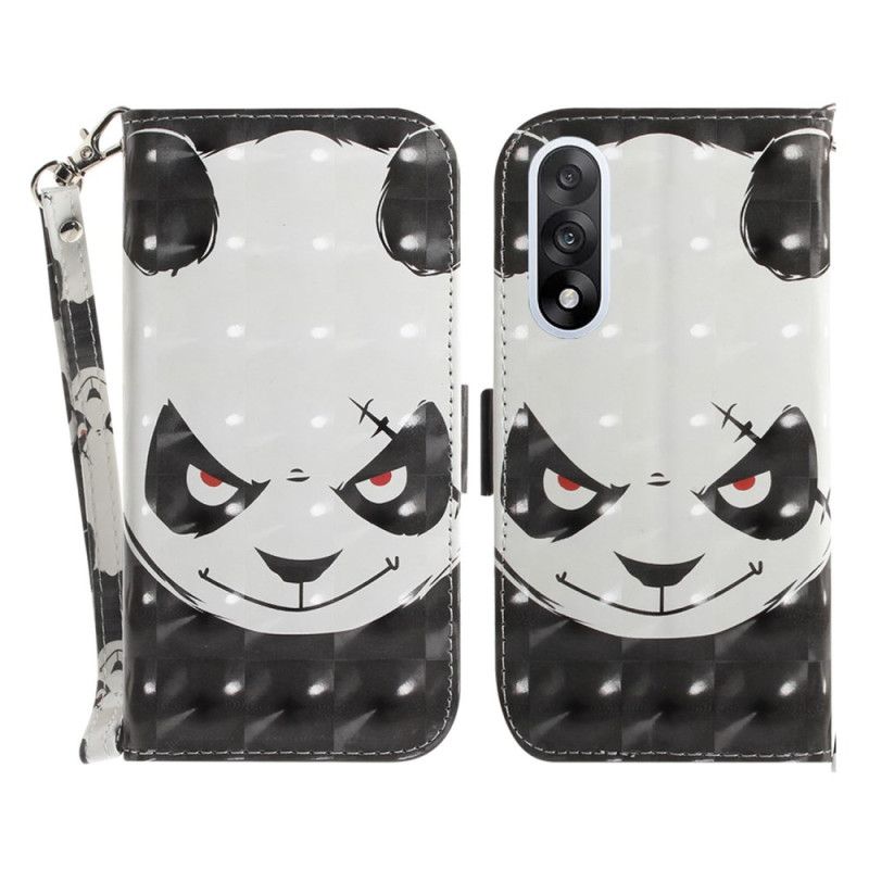 Kotelot Oneplus Nord 5 Vihainen Hihnoilla Koristeltu Panda Suojakuori